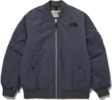The North Face Hayden EX Heat Bomber Logo Embroidered Jacket Grey NJ3NP58L The North Face Hayden EX Heat Bomber Logo Embroidered Jacket Grey NJ3NP58L