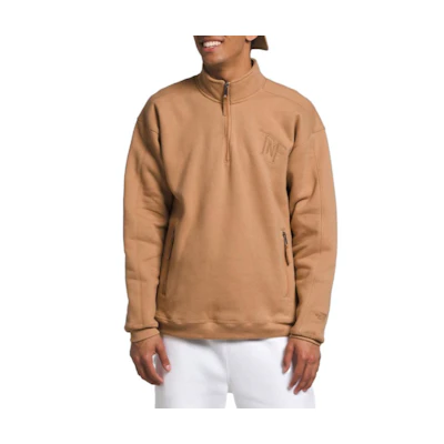 TNF Heavyweight ¼-Zip Embroidered Pullover Sweater Almond NF0A84GM-LIR