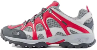 The North Face Hedgehog Hiking Shoes Low-Top Gray Red Mens Anti-Slip Durable 8ADX-2852-D1 The North Face Hedgehog Hiking Shoes Low-Top Gray Red Mens Anti-Slip Durable 8ADX-2852-D1