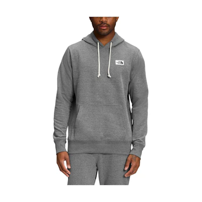 TNF Heritage Patch Logo Pullover Hoodie Gray NF0A7UNU-I0D