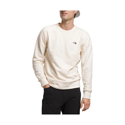 TNF Heritage Patch White Crewneck Sweatshirt NF0A7WXH-N3N