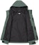 Shop THE NORTH FACE Hi Mountain Colorblock Logo Hooded Jacket Green Unisex Fall Wear NJ2HN09A