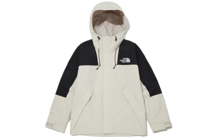 THE NORTH FACE Hi Mountain Colorblock Logo Hoodie Jacket Beige Unisex NJ2HN09B 圖 2