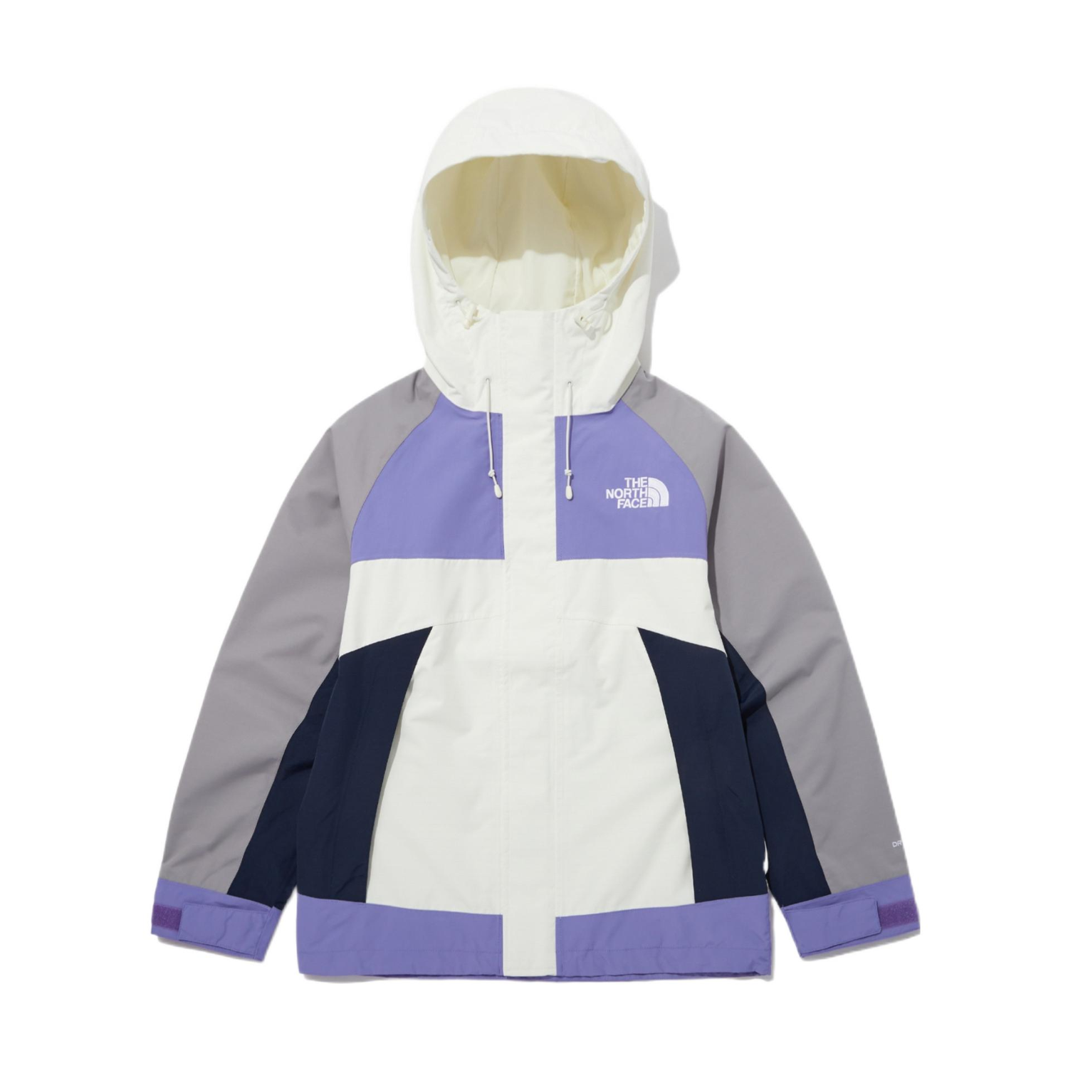 The North Face Hi Mountain Embroidered Logo Waterproof Jacket Light Purple NJ2HP09D