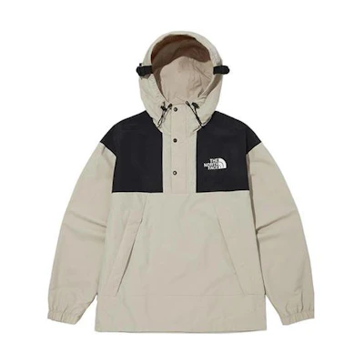 TNF Hi Mountain Half-Zip Pullover Hoodie Jacket Beige NA3BN02A