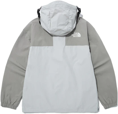The North Face Hi Mountain Logo Print Hoodie Jacket Ice Grey NA3BP02B Lookbook The North Face Hi Mountain Logo Print Hoodie Jacket Ice Grey NA3BP02B