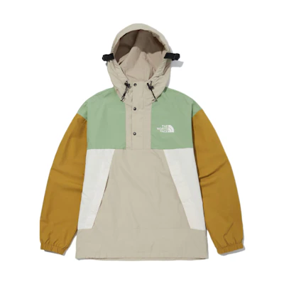 TNF Hi Mountain Logo Pullover Hoodie Jacket Khaki - Autumn NA3BN02C
