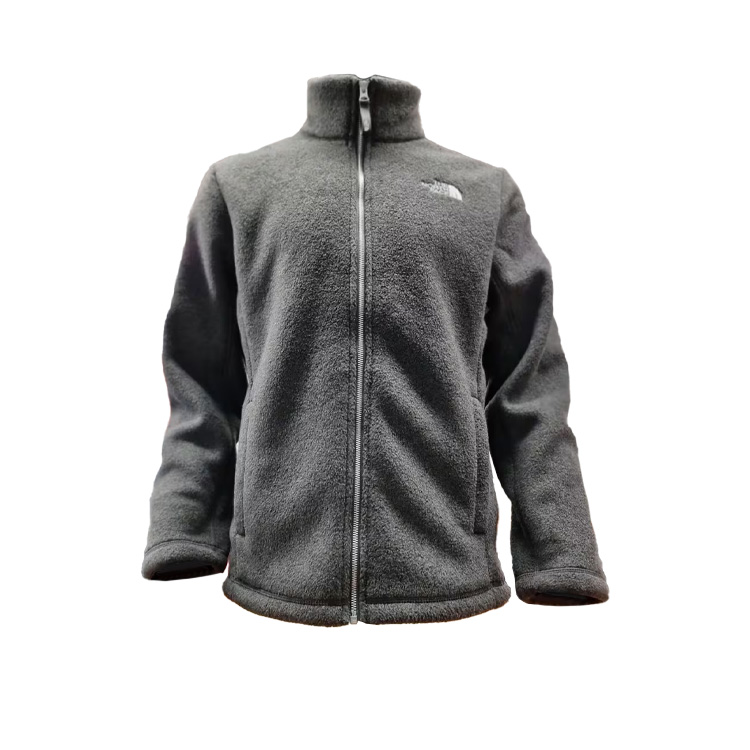 TNF High-Neck Casual Jacket in Charcoal Gray NJ4FM59K