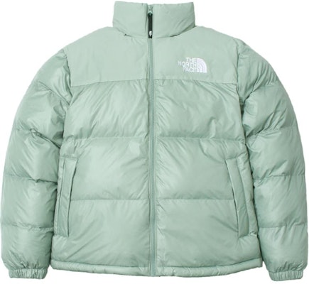 The North Face High-Neck Logo Jacket Unisex Light Green Cotton Coat NJ3NQ53D Order The North Face High-Neck Logo Jacket Unisex Light Green Cotton Coat NJ3NQ53D