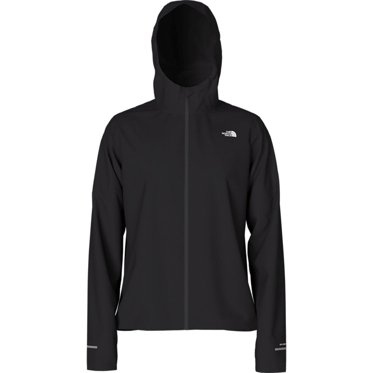 TNF Higher Run Logo Lightweight Waterproof Hoodie Jacket Black Men NF0A82QS-JK3