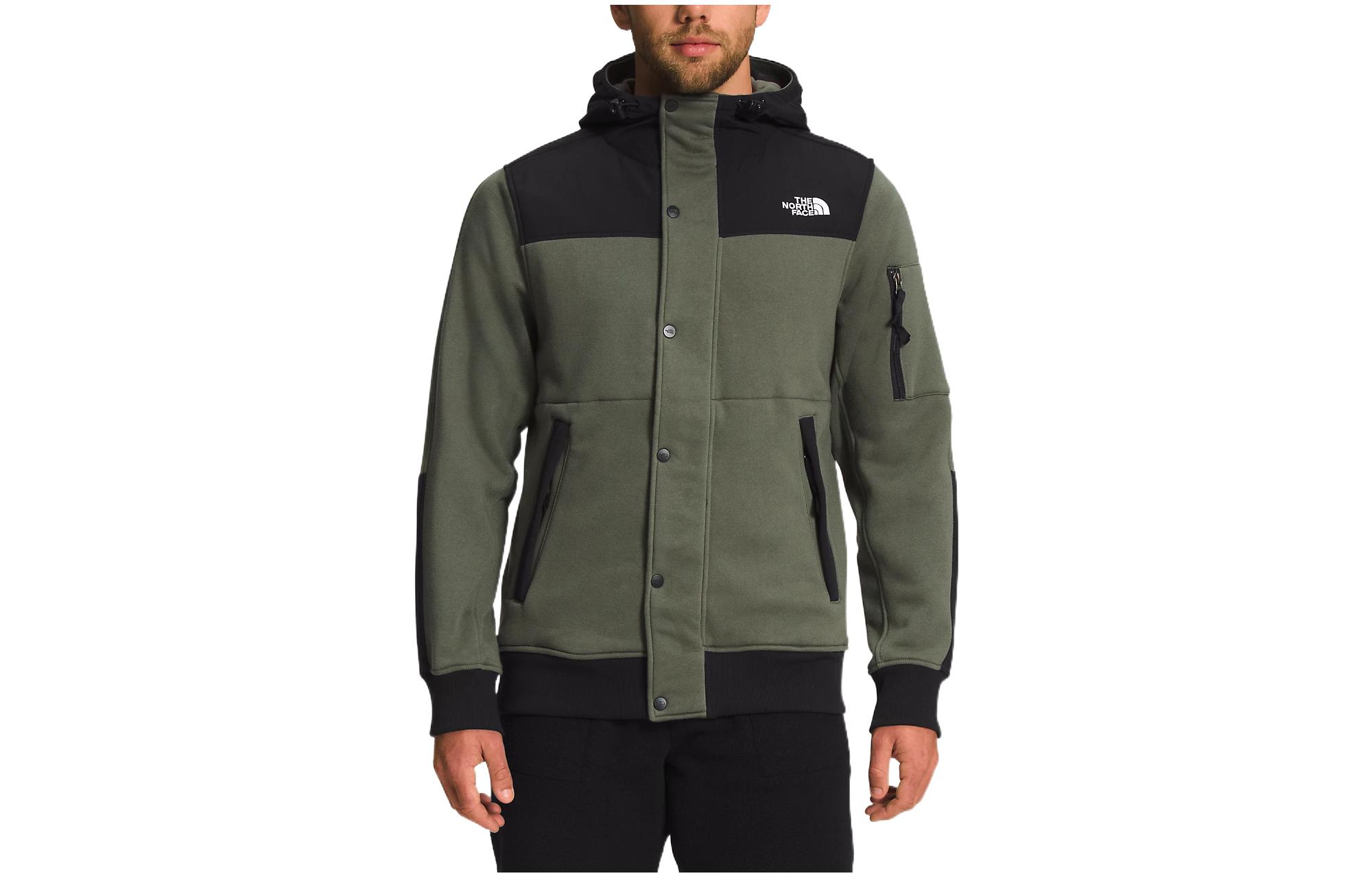 TNF Highrail Fleece Logo Embroidered Hoodie Jacket NF0A3XEF-NYC