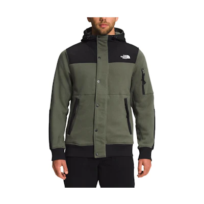 TNF Highrail Fleece Logo Embroidered Hoodie Jacket NF0A3XEF-NYC