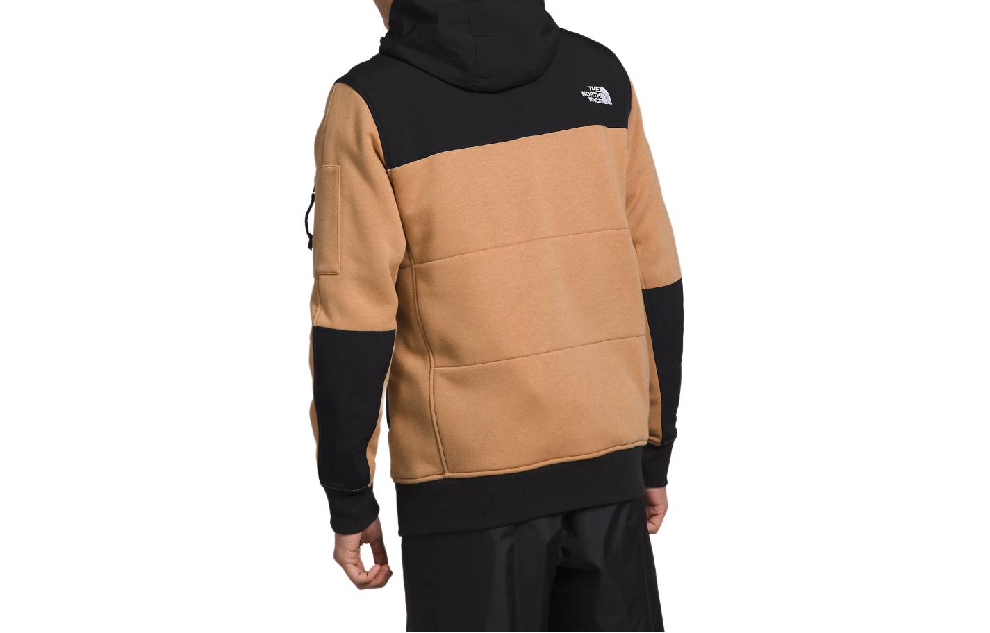 TNF Highrail Fleece Zip-Up Hoodie Jacket Brown Colorblock NF0A3XEF-KOM 圖 3