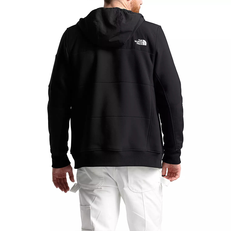 TNF Highrail Logo Embroidered Windproof Fleece Hoodie Jacket Black Men NF0A3XEF-JK3 圖 4