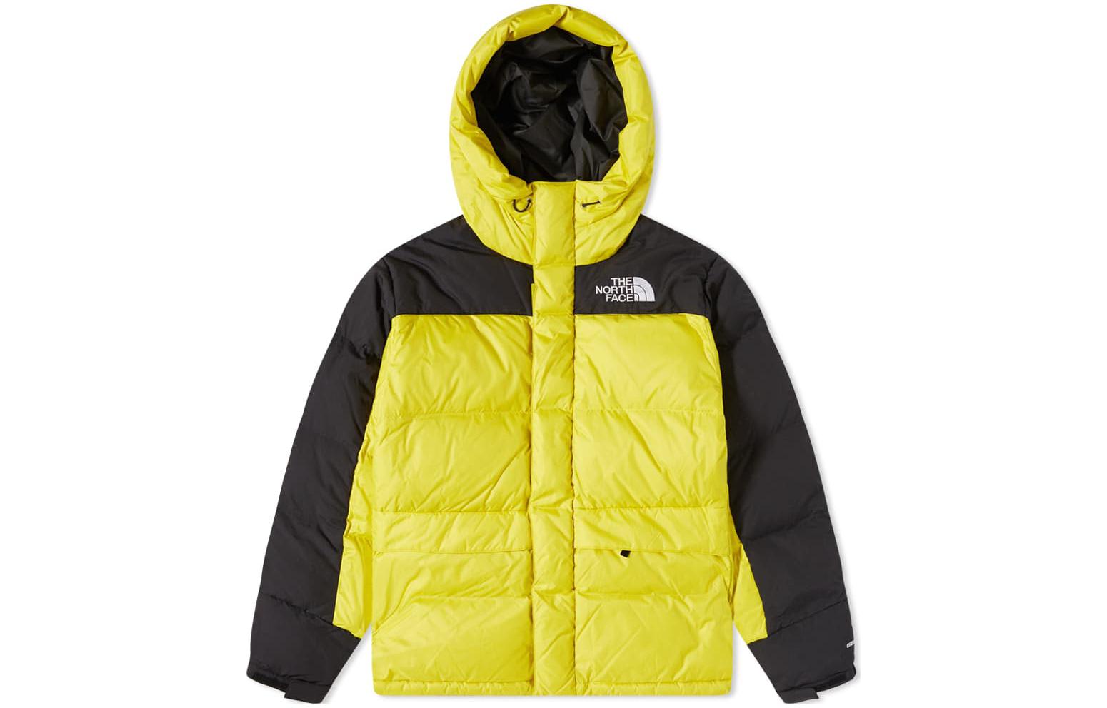 Buy The North Face Himalayan Logo 黃色隱藏拉鍊男士羽絨外套 NF0A4QYX-760