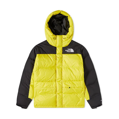 TNF Himalayan Logo Yellow Men’s Puffer Down Jacket with Hidden Zipper NF0A4QYX-760