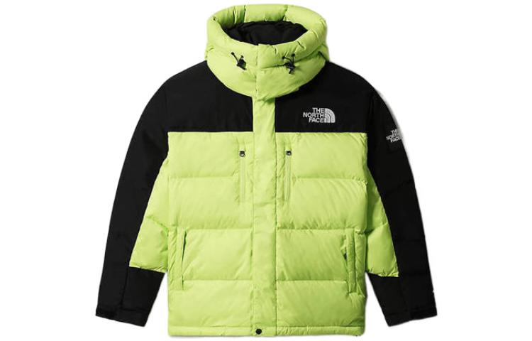 TNF Himalayan Printed Colorblock Green Down Jacket NF0A55I6-4D1