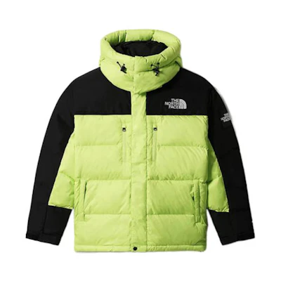 TNF Himalayan Printed Colorblock Green Down Jacket NF0A55I6-4D1