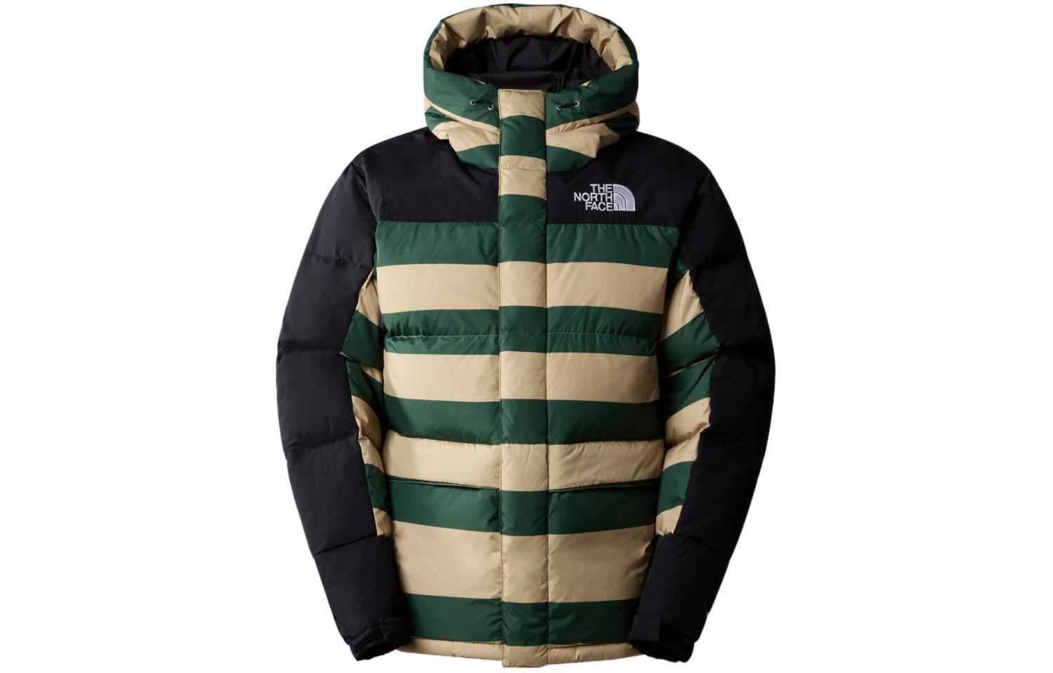 The North Face Himalayan Series Logo Print Striped Down Jacket  Multicolor. NF0A4QYX-RAT