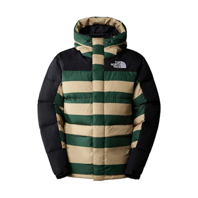 TNF Himalayan Series Logo Print Striped Down Jacket Multicolor. NF0A4QYX-RAT