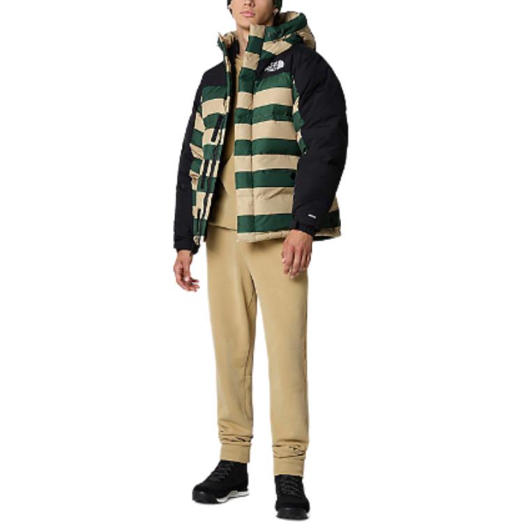 Purchase 노스페이스 히말라야 로고 프린트 스트라이프 다운 자켓 멀티컬러. NF0A4QYX-RAT
