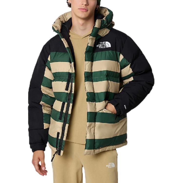 Details for 노스페이스 히말라야 로고 프린트 스트라이프 다운 자켓 멀티컬러. NF0A4QYX-RAT