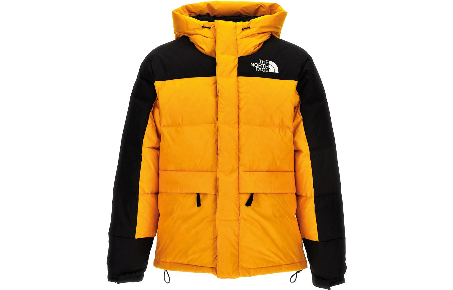 TNF Himalayan Yellow Down Puffer Hoodie Jacket NF0A4QYXZ-U31