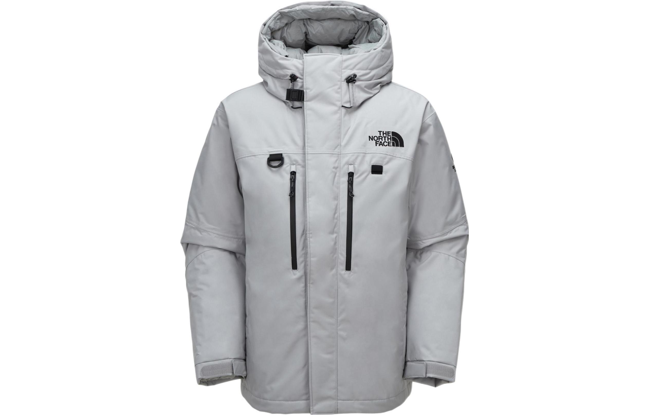 The North Face Himalayan Zip-In Parka Silver Duck Down Jacket Unisex Winter NJ2YN50C