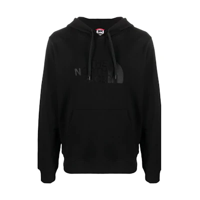 TNF Hoodie Black with Front Big Logo Print Long Sleeve NF00A0TE-KX71