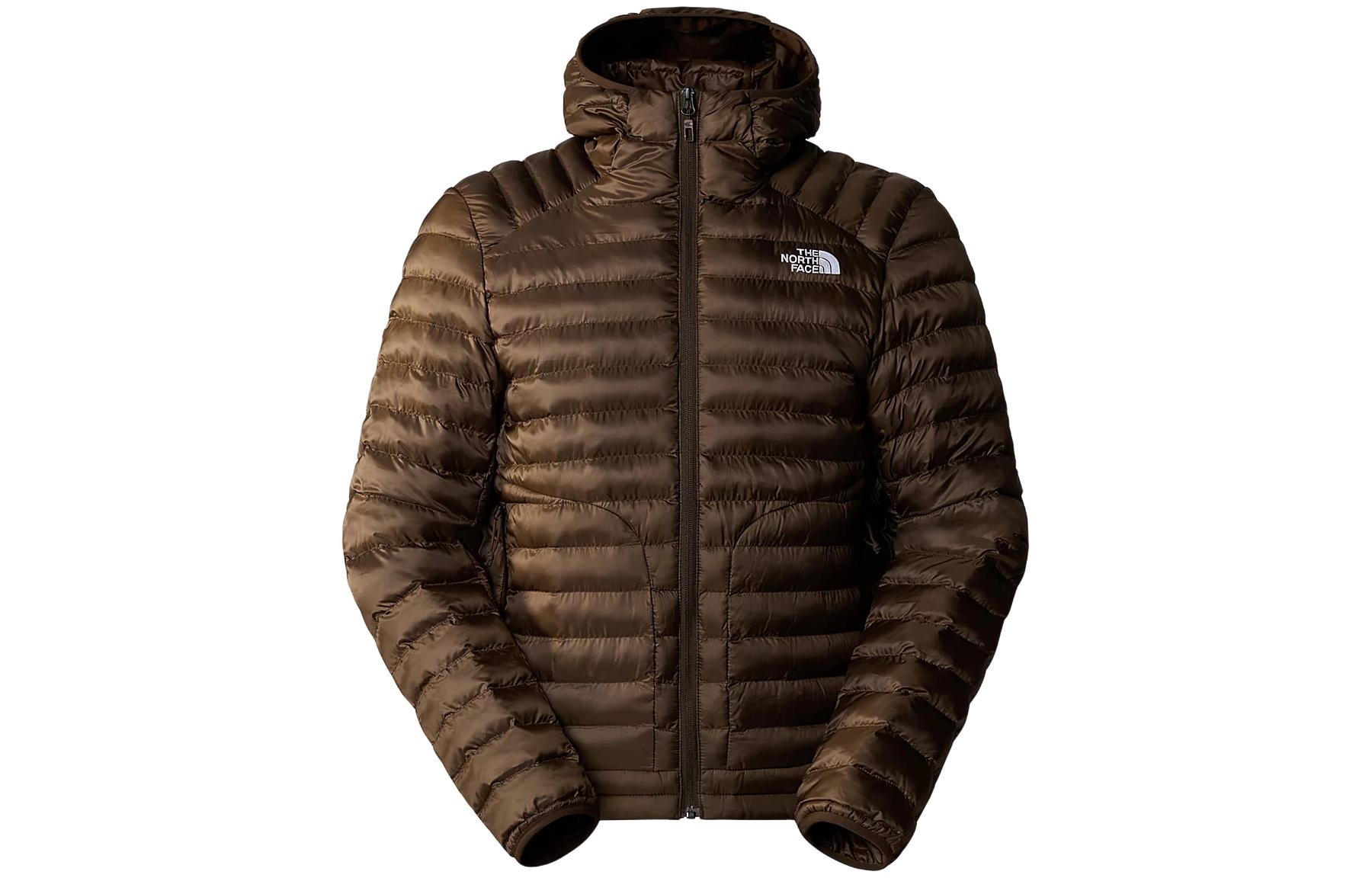 TNF Huila Brown Waterproof Hooded Insulation Jacket for Men NF0A85A3-HCF