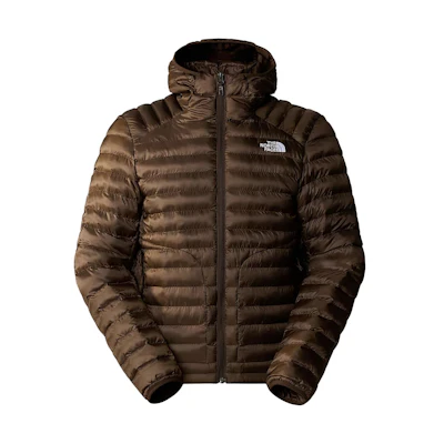 TNF Huila Brown Waterproof Hooded Insulation Jacket for Men NF0A85A3-HCF