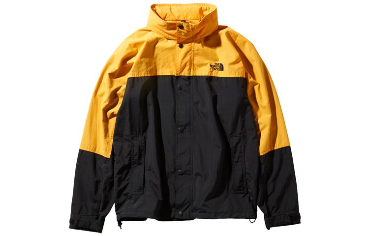 TNF Hydrena Wind Jacket Waterproof Retro Sports Jacket Black Men NP21835-YELLOW-BLACK