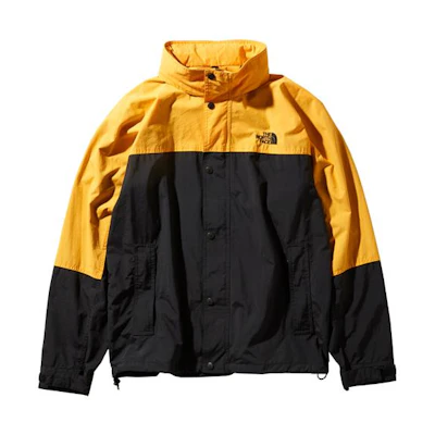 TNF Hydrena Wind Jacket Waterproof Retro Sports Jacket Black Men NP21835-YELLOW-BLACK