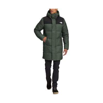 TNF Hydrenalite FW22 Green Colorblock Logo Hoodie Jacket NF0A7UQR-NYC