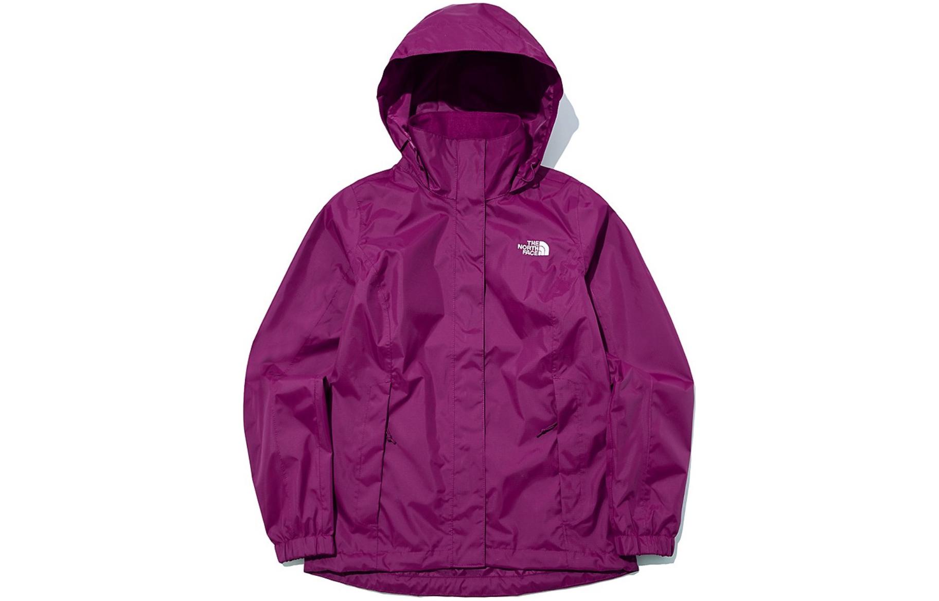 The North Face Hyvent Waterproof Windproof Outdoor Jacket Unisex Rose Purple NJ2HL83B