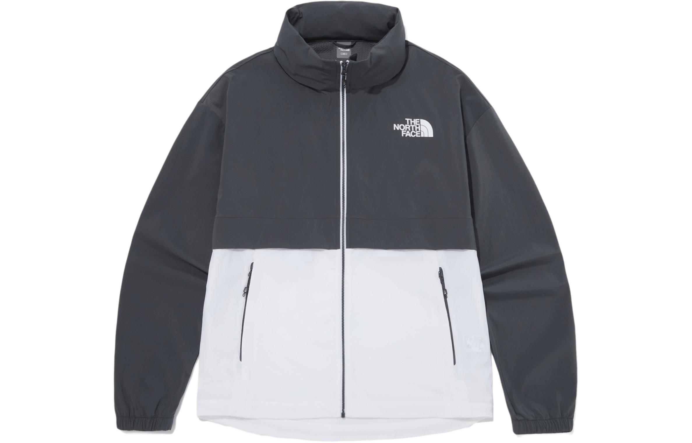 TNF Ice Pace Retro Logo Zip-Up Track Jacket Deep Gray NJ3LQ08C