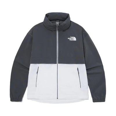 TNF Ice Pace Retro Logo Zip-Up Track Jacket Deep Gray NJ3LQ08C