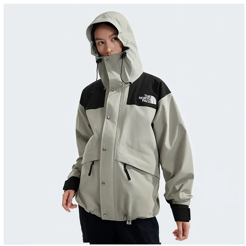 TNF ICON 1986 Waterproof Shell Jacket Unisex Outdoor Hiking Clay Gray NF0A8AKJ5IF 圖 7