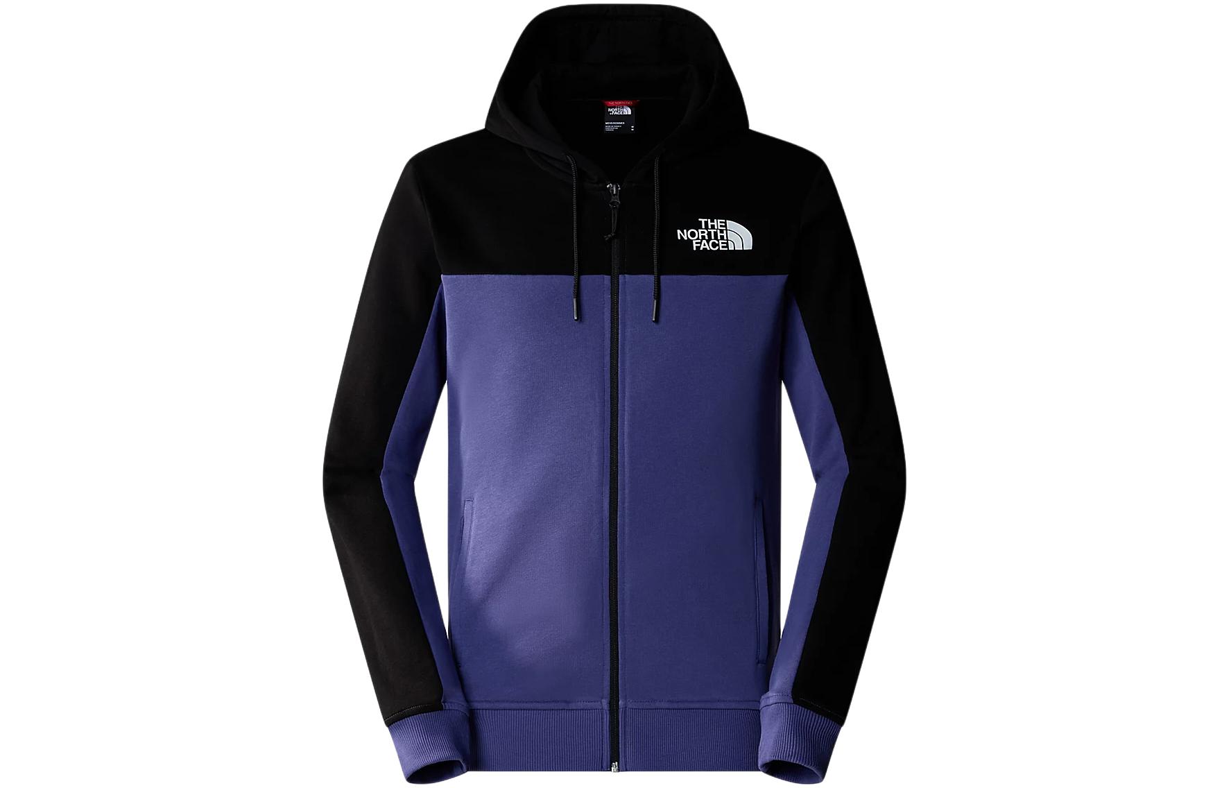 TNF Icon Colorblock Logo Hoodie Purple NF0A7X1Y-I0D