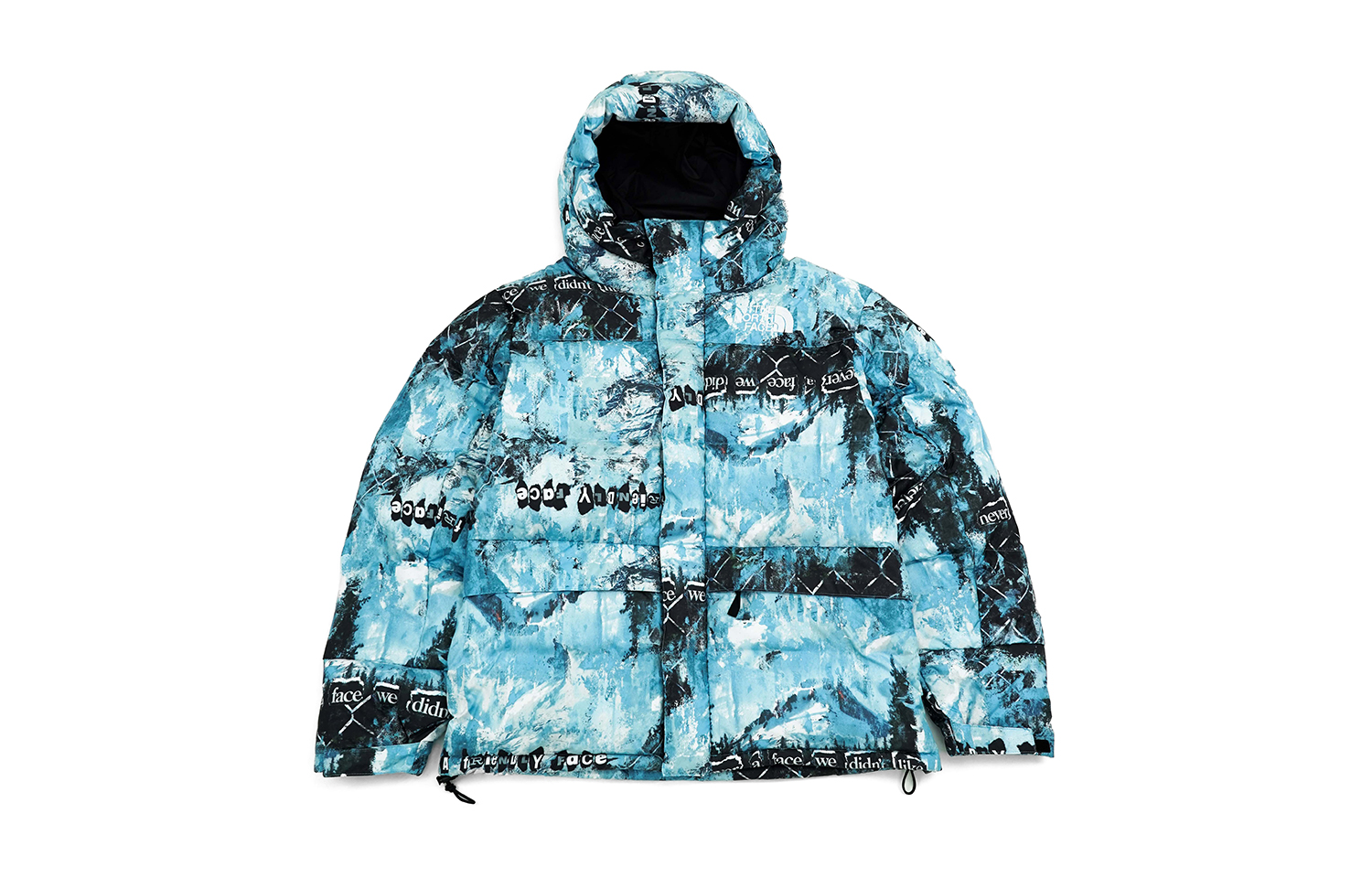 TNF Icon FW22 Embroidered Himalayan Down Jacket Blue Unisex NF0A5J1J-9C1