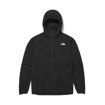 TNF Infinity Black Logo Zip-Up Hoodie Jacket NJ3LN07A