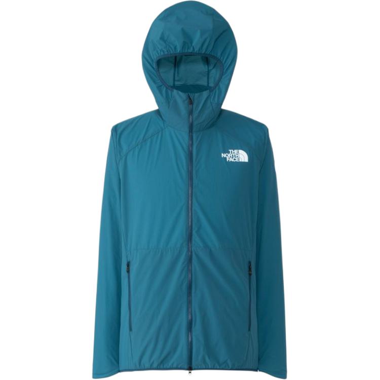 TNF Infinity Trail Solid Hoodie Jacket Unisex - Blue Moss NP22370BM