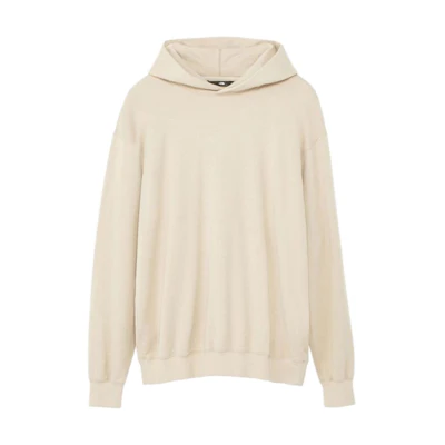 TNF Ivory Pullover Hoodie Unisex Loose Fit Long Sleeve NT62360-FI