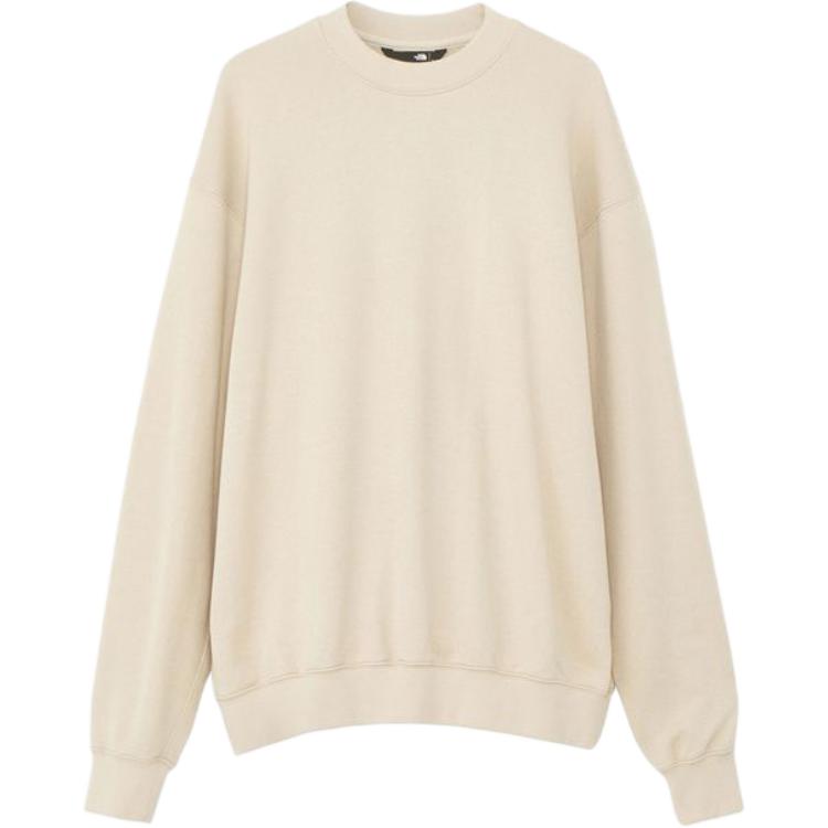 TNF Ivory White Classic Crewneck Unisex Long-Sleeve Sweatshirt NT62361-FI