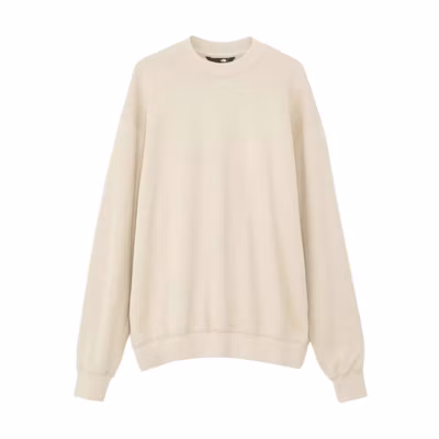 TNF Ivory White Classic Crewneck Unisex Long-Sleeve Sweatshirt NT62361-FI