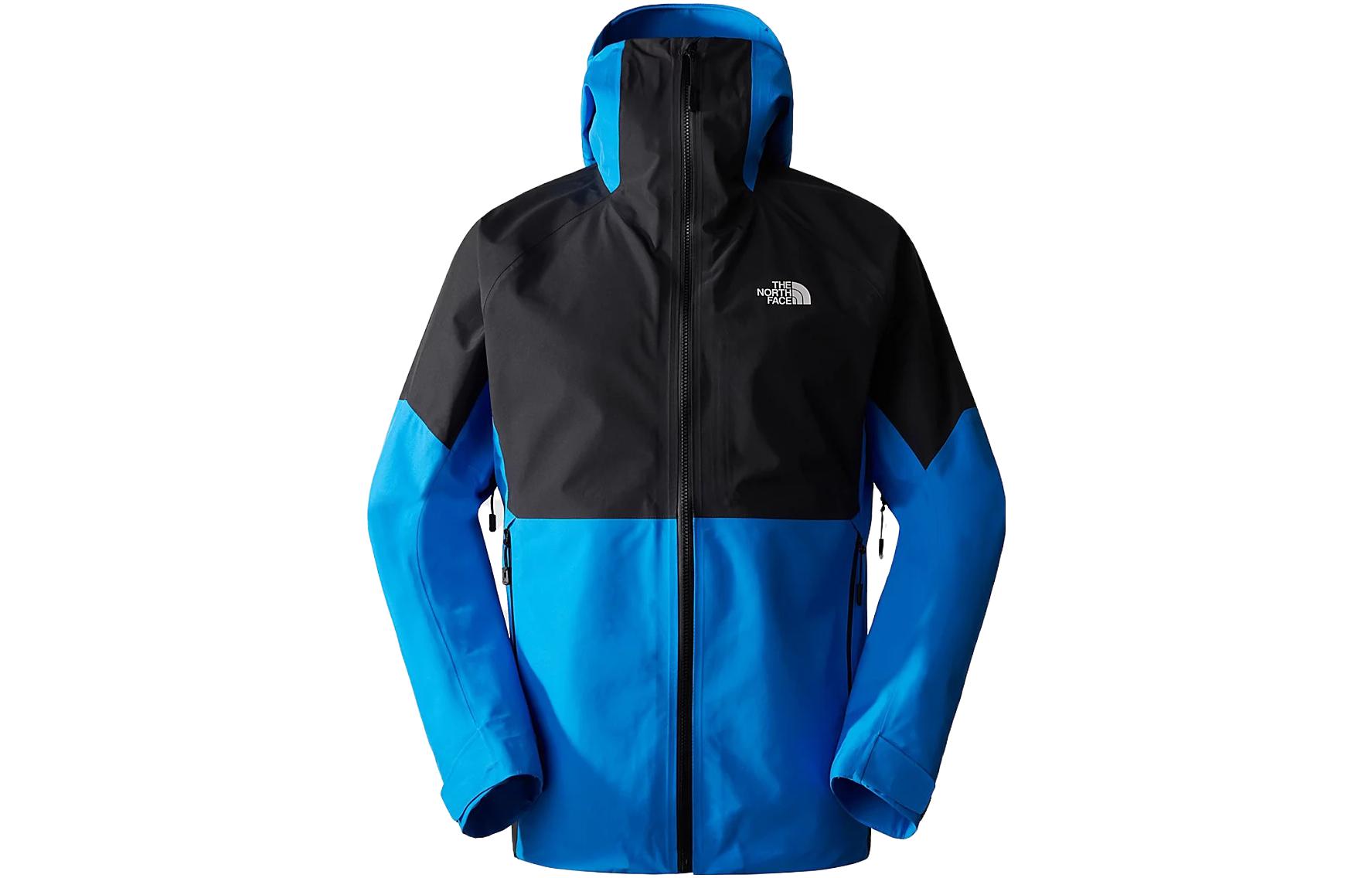 TNF Jazzi GORE-TEX® Blue Waterproof Hooded Logo Jacket Men’s NF0A851K-KPI