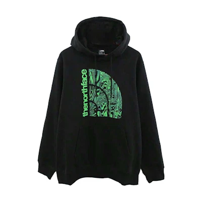 TNF Jumbo Half Dome Logo Hoodie Black Pullover Sweater NF0A811M-OVY