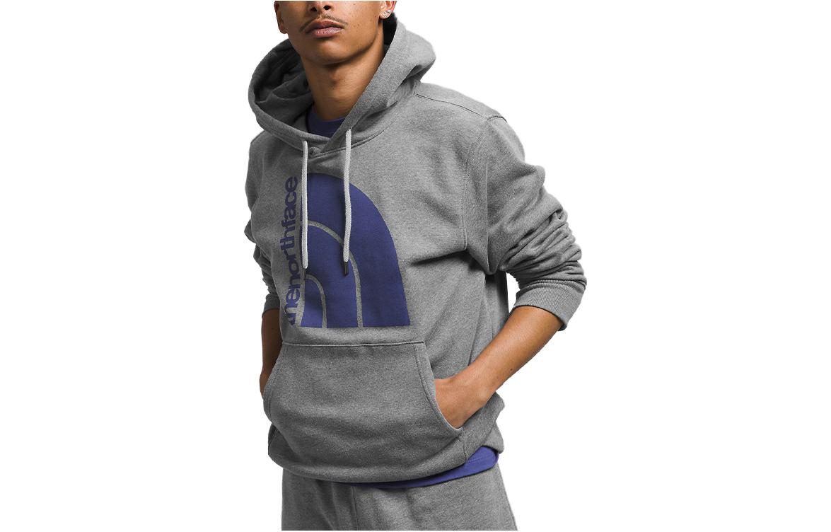 TNF Jumbo Half Dome Logo Pullover Hoodie Gray NF0A811M-OB4