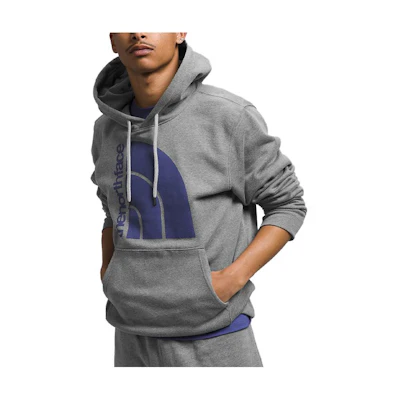 TNF Jumbo Half Dome Logo Pullover Hoodie Gray NF0A811M-OB4
