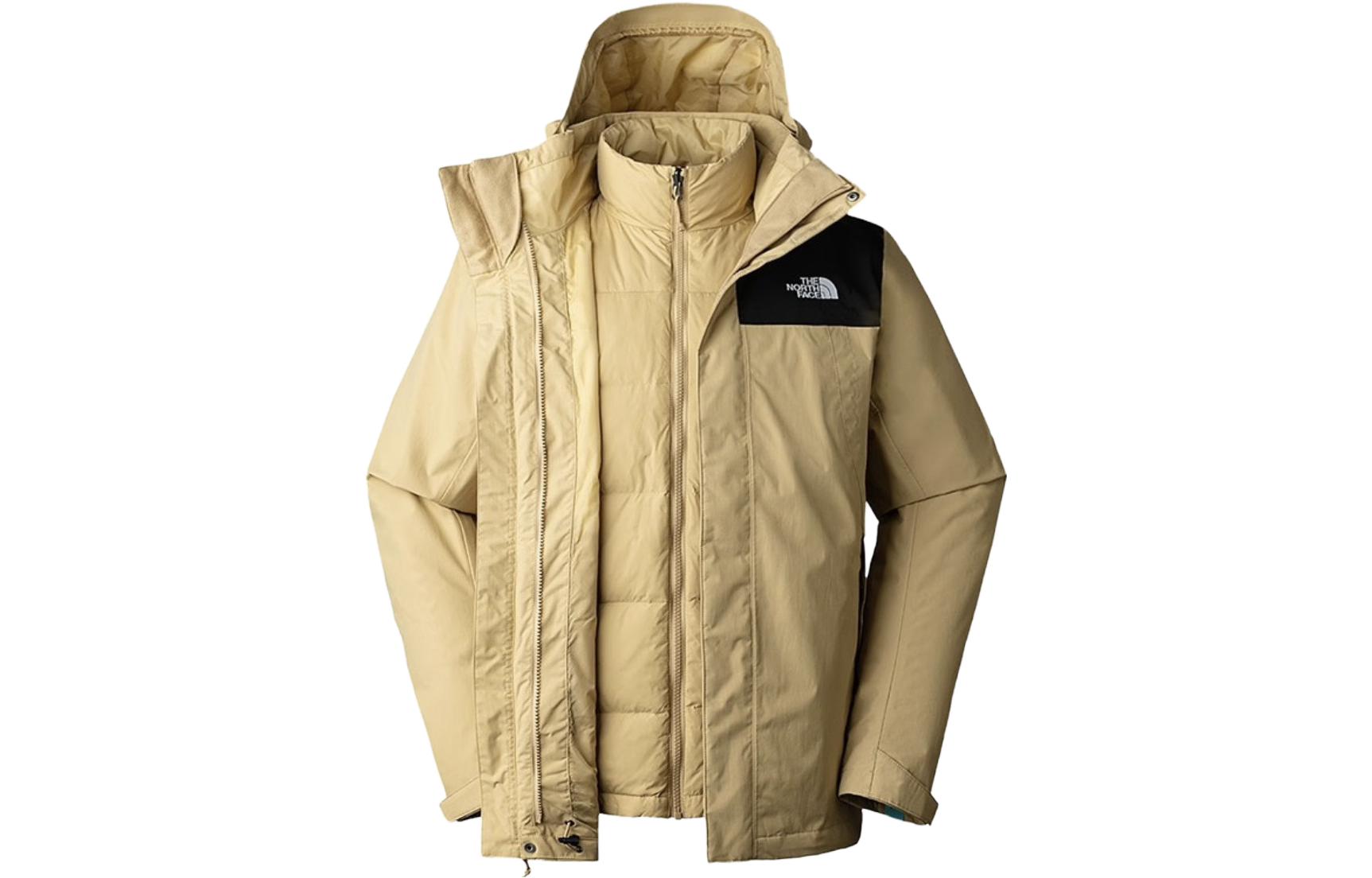 TNF Khaki 3-in-1 Goose Down Waterproof Windproof Jacket NF0A892A-LK5